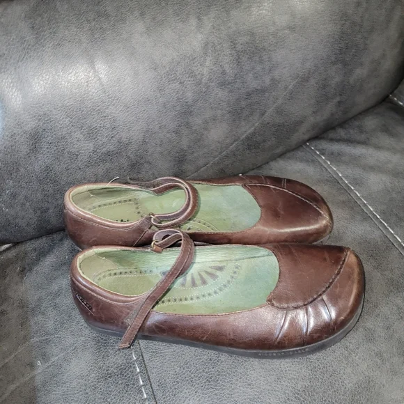 Ladies Earth leather Mary Jane's size 9.5 - Picture 7 of 9